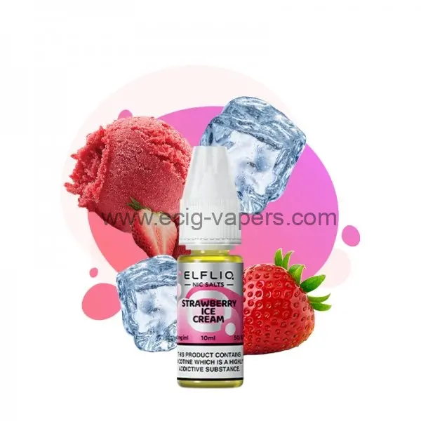 Elfliq Strawberry Ice Cream Snow 10mg/10ml